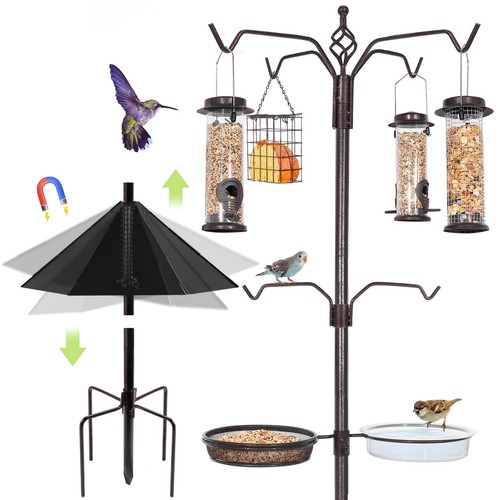 Hook bird feeding station - 6-hook,