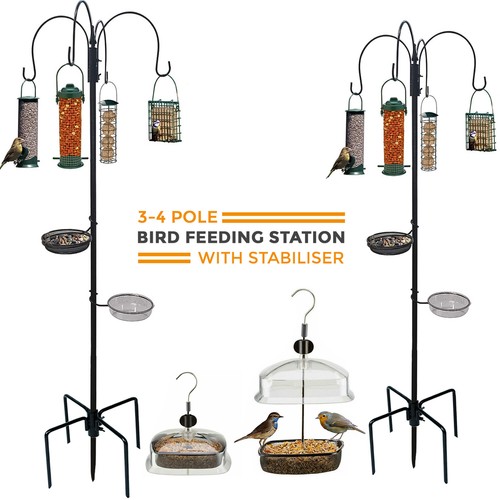 Metal complete bird feeding - complete,