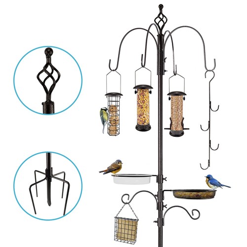 Bird feeding station kit - station,