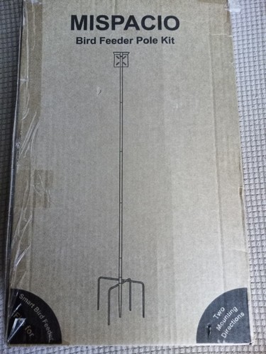 Smart bird feeder pole - pole, 80"