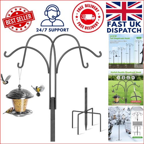 Durable bird feeder pole with - durable,