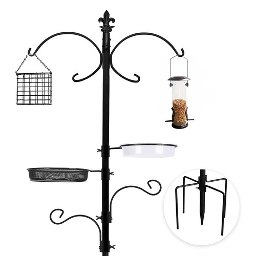 Bird feeding station 84in tall - feeding,