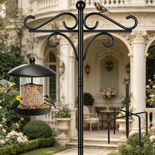 Heavy duty bird feeder - heavy, pole