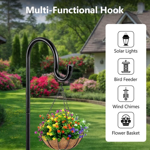 233cm bird feeder pole tall - 233cm,