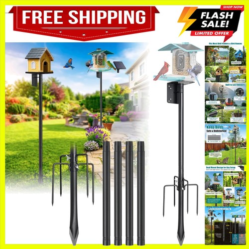 Heavy duty bird - feeder, pole