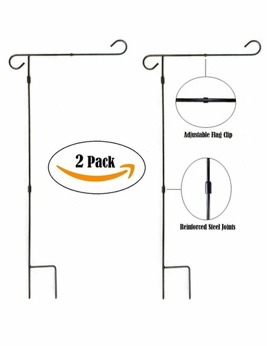 Garden flag pole stand - garden,